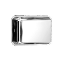 Plat Inox 420x305x80 mm - Vitrine Inox 18%disponible à la Maison Pollet de Toulouse