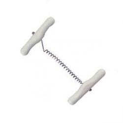 Fil à beurre torsadé poignée plastique fil inox - 300 mmdisponible à la Maison Pollet de Toulouse