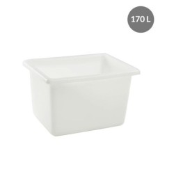 Bac Rectangulaire PEBD Blanc 170 L - 825x640x505 mm (Gilac)disponible à la Maison Pollet de Toulouse