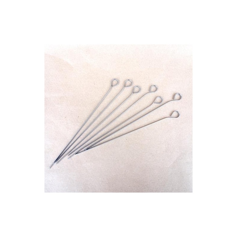 Piques à brochettes 250 mm - Inox AISI420 profil ovale (x100)disponible à la Maison Pollet de Toulouse