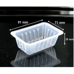 Barquette Plastique CAISSIPACK 125 g - 91x71x35 mm (x500)disponible à la Maison Pollet de Toulouse