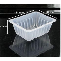 Barquette Plastique CAISSIPACK 250 g - 111x87x42 mm (x500)disponible à la Maison Pollet de Toulouse