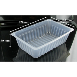 Barquette Plastique CAISSIPACK 750 g - 176x116x49 mm (x250)disponible à la Maison Pollet de Toulouse