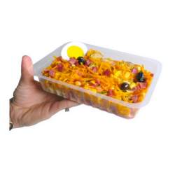 Barquette scellable ALPHA PP 750 g - 192x137x41 mm (x140)disponible à la Maison Pollet de Toulouse