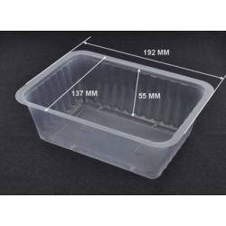 Barquette scellable ALPHA PP 1000 g - 192x137x55 mm (x160)disponible à la Maison Pollet de Toulouse