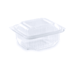 Barquette chaleur couvercle attenant PP 500 g - 148x125x50 mm (x50)disponible à la Maison Pollet de Toulouse