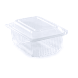 Barquette chaleur couvercle attenant PP 1000 g - 190x148x70 mm (x50)disponible à la Maison Pollet de Toulouse