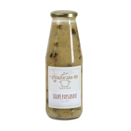 Soupe Paysanne au Lard - 72 cl (Le Potager de Grand Mère)disponible à la Maison Pollet de Toulouse