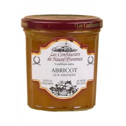 Confiture d'Abricots aux Amandes - 370 g (Confituriers de Haute-Provence)disponible à la Maison Pollet de Toulouse