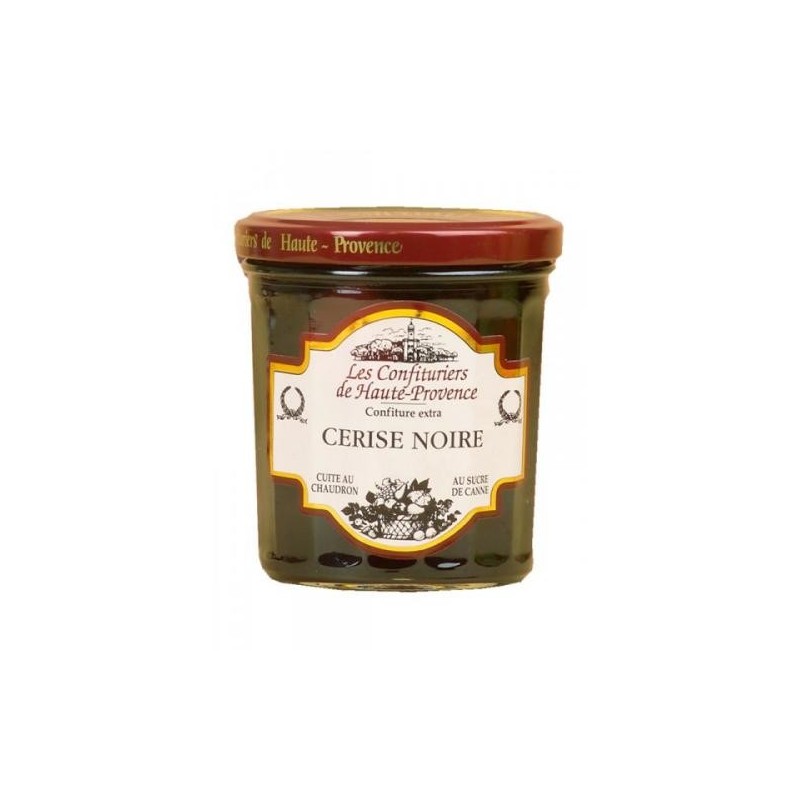Confiture de Cerise Noire - 370 g (Confituriers de Haute-Provence)disponible à la Maison Pollet de Toulouse