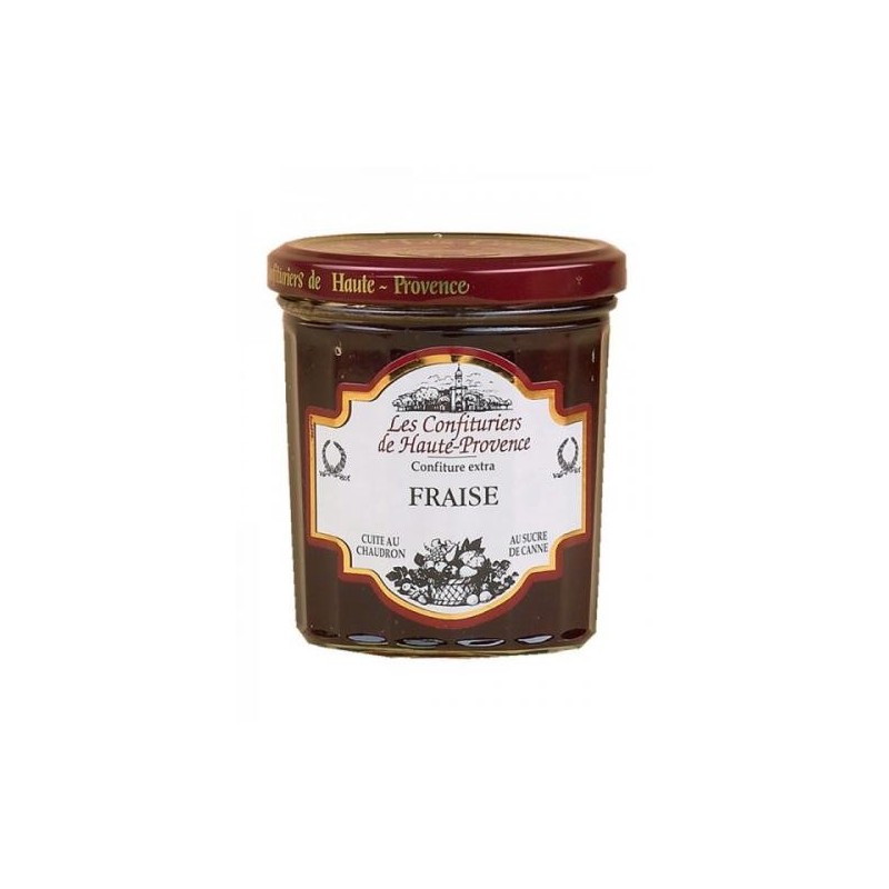 Confiture de Fraise à l'Ancienne - 370 g (Confituriers de Haute-Provence)disponible à la Maison Pollet de Toulouse