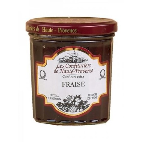 Confiture de Fraise à l'Ancienne - 370 g (Confituriers de Haute-Provence)disponible à la Maison Pollet de Toulouse