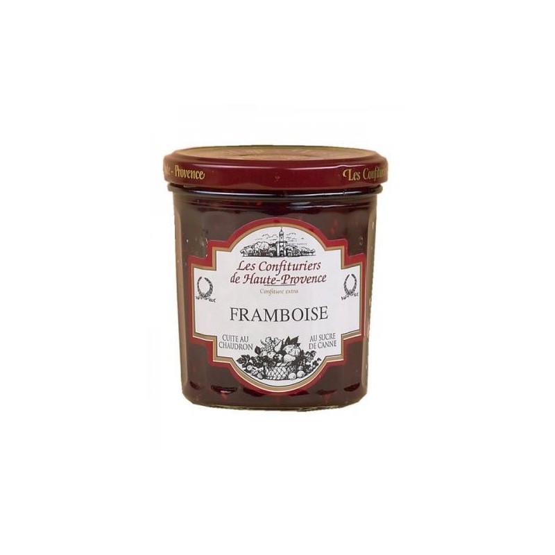 Confiture de Framboise - 370 g (Confituriers de Haute-Provence)disponible à la Maison Pollet de Toulouse