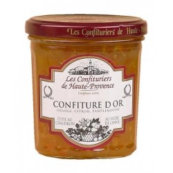 Confiture Orange-Citron-Pamplemousse - 370 g (Confituriers de Haute-Provence)disponible à la Maison Pollet de Toulouse