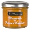 Moutarde piment d'Espelette - 100 g (Jean d'Audignac)disponible à la Maison Pollet de Toulouse