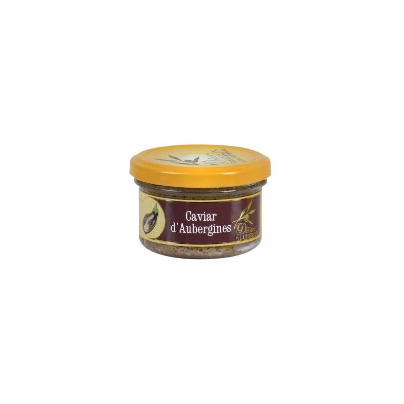 Caviar d'aubergines - 90 g (Les délices du Lubéron)disponible à la Maison Pollet de Toulouse