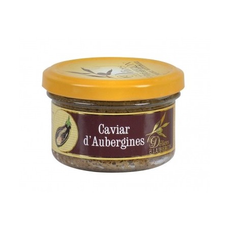 Caviar d'aubergines - 90 g (Les délices du Lubéron)disponible à la Maison Pollet de Toulouse