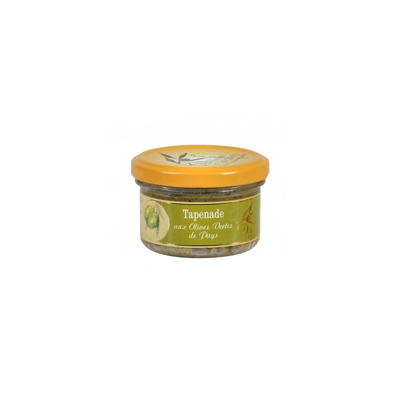 Tapenade verte à la provençale - 90 g (Les délices du Lubéron)disponible à la Maison Pollet de Toulouse