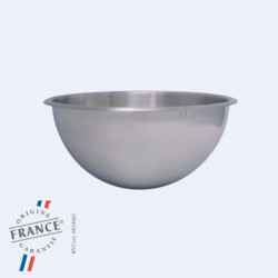 Bassine Inox demi-sphérique sans pied ni anses Ø 300x150 mm - 7,00 Ldisponible à la Maison Pollet de Toulouse