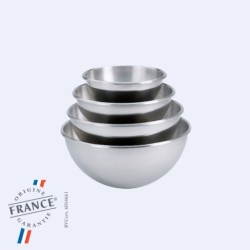 Bassine Inox demi-sphérique sans pied ni anses Ø 300x150 mm - 7,00 Ldisponible à la Maison Pollet de Toulouse