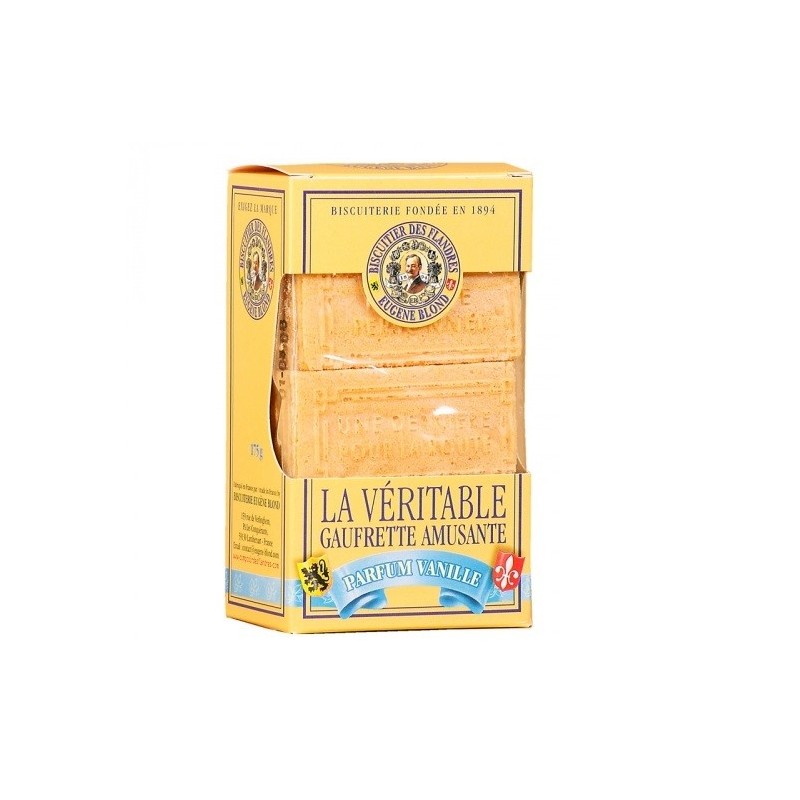 Gaufrettes amusantes Vanille - 175 g (Eugène Blond)disponible à la Maison Pollet de Toulouse