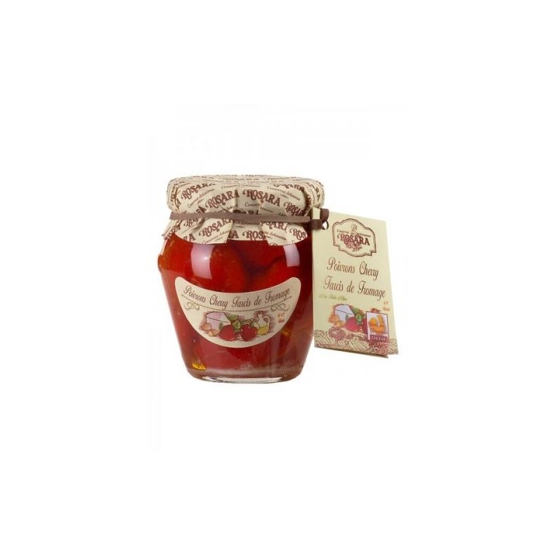 Poivron cherry farci au Fromage - 200 g (Rosara)disponible à la Maison Pollet de Toulouse