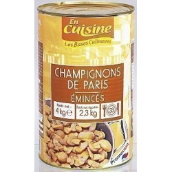 Champignons Paris émincés - 5/1disponible à la Maison Pollet de Toulouse
