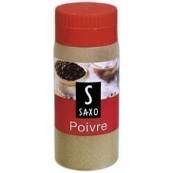 Poivre noir moulu - 18 g (Saxo)disponible à la Maison Pollet de Toulouse