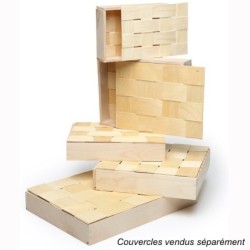 Coffret bois peuplier 350x265x50 mm - Chambord (Panibois)disponible à la Maison Pollet de Toulouse