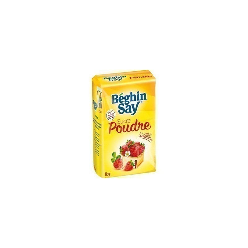 Sucre en poudre - 1 kg (Beghin Say)disponible à la Maison Pollet de Toulouse