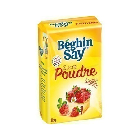 Sucre en poudre - 1 kg (Beghin Say)disponible à la Maison Pollet de Toulouse