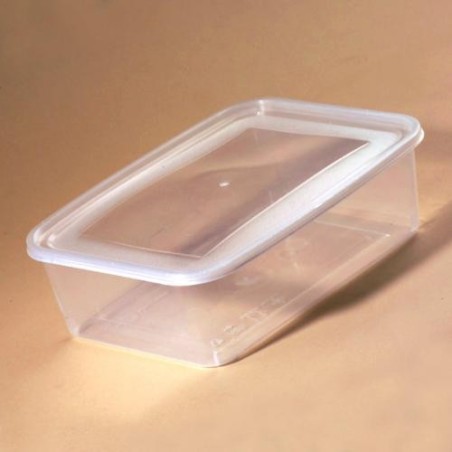 Barquette Chaleur couvercle séparé PP 500 g - 140x105x70 mm (x50)disponible à la Maison Pollet de Toulouse