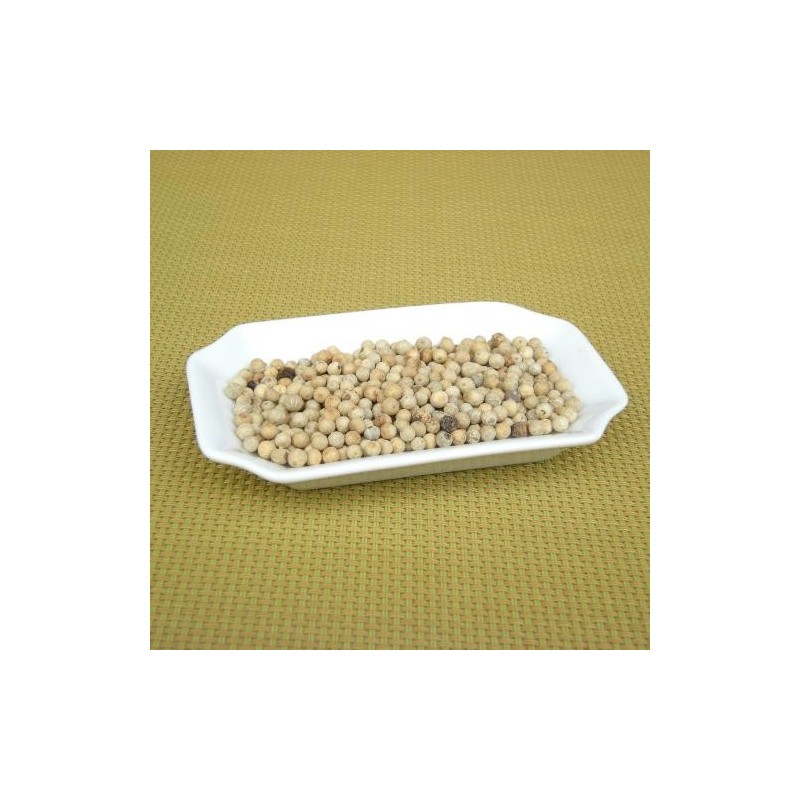 Poivre blanc grain (Espig)disponible à la Maison Pollet de Toulouse