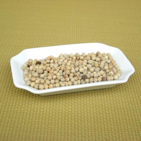 Poivre blanc grain (Espig)disponible à la Maison Pollet de Toulouse