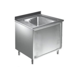 700x700x880 mm - 1 Cuve de 500x500x300 mm - Plonge sur meubledisponible à la Maison Pollet de Toulouse