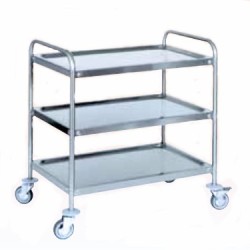 Desserte inox sur roues 3 Niveaux - 830x530x940 mmdisponible à la Maison Pollet de Toulouse