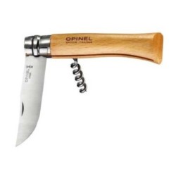 Couteau Tire-Bouchon 10 cm manche hêtre (Opinel)disponible à la Maison Pollet de Toulouse
