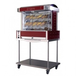 Rôtissoire électrique à Balancelles GALAXY 6 sur chassis inox à roulettes - Triphasédisponible à la Maison Pollet de Toulouse