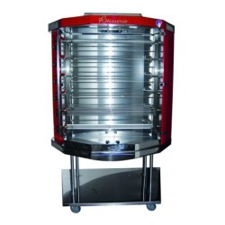 Rôtissoire électrique à Broches MAGMA 6 sur chassis inox à roulettes - Triphasédisponible à la Maison Pollet de Toulouse
