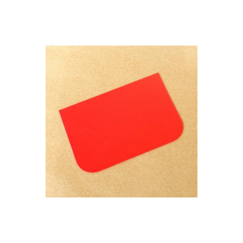 Raclette en PVC Rouge - 7,5x11,5 cmdisponible à la Maison Pollet de Toulouse