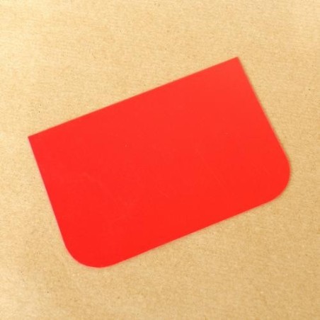 Raclette en PVC Rouge - 7,5x11,5 cmdisponible à la Maison Pollet de Toulouse