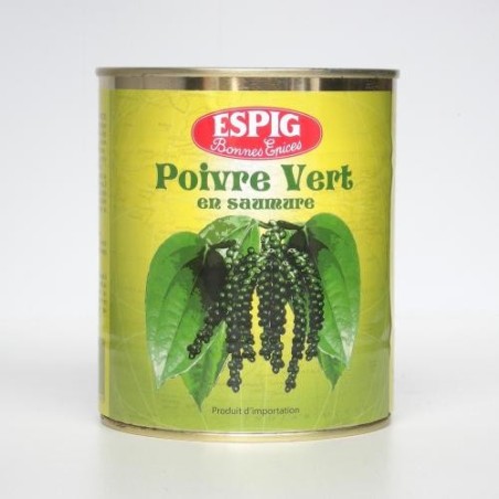 Poivre vert grain saumuré - boîte 4/4 (Espig)disponible à la Maison Pollet de Toulouse