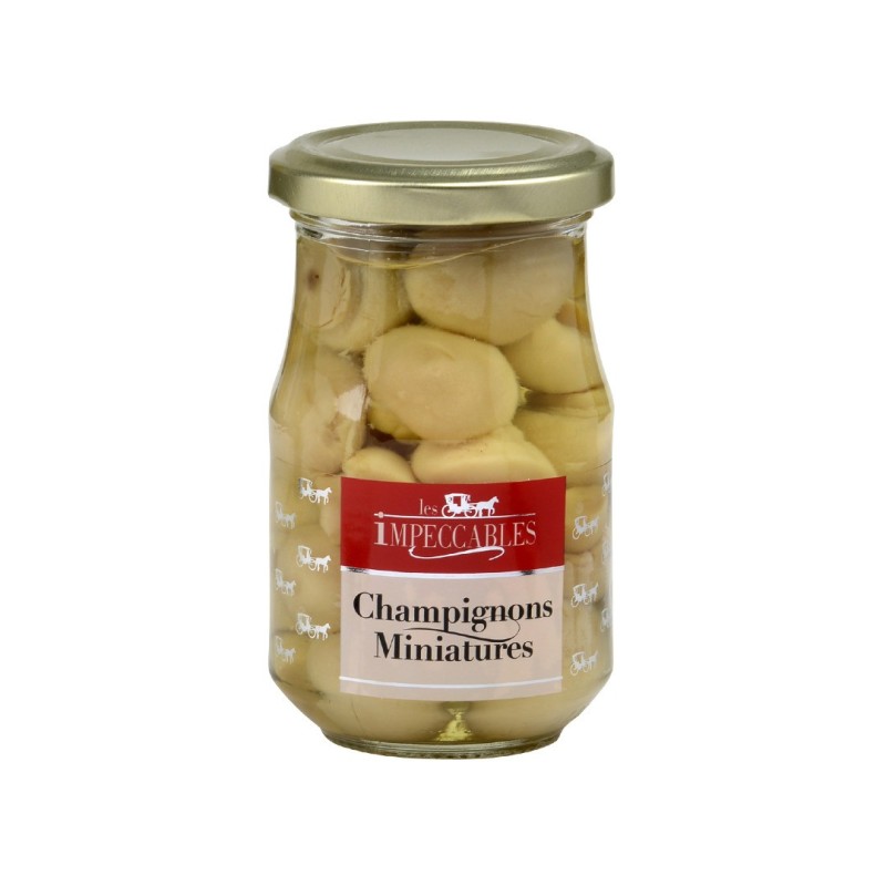 Champignons de Paris miniatures - 21 cl (Impeccables)disponible à la Maison Pollet de Toulouse