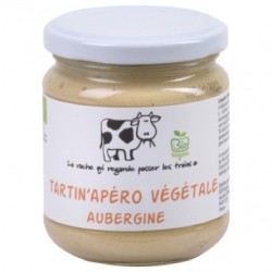 Tartin'Apéro végétale Aubergines bio - 190 g (La vache qui regarde passer les trains)disponible à la Maison Pollet de Toulouse