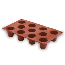 Moule en silicone Cylindre 11 cavités - Ø 45x48 mmdisponible à la Maison Pollet de Toulouse