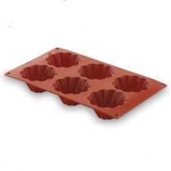 Moule en silicone Briochette 6 cavités - Ø 103x20 mmdisponible à la Maison Pollet de Toulouse