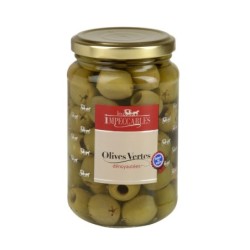 Olives vertes dénoyautées - 37 cl (Impeccables)disponible à la Maison Pollet de Toulouse