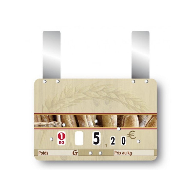 Etiquette : Fournil neutre - 10x15 cm (avec roulettes & grandes pattes)disponible à la Maison Pollet de Toulouse