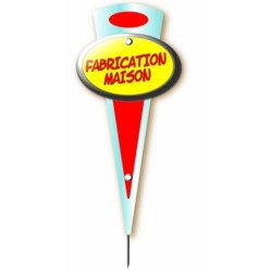 Flèche rouge : Fabrication Maison - 14x6 cmdisponible à la Maison Pollet de Toulouse