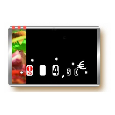 Etiquette : Métallic Charcuterie Traiteur neutre - 7x10 cm (avec roulettes)disponible à la Maison Pollet de Toulouse